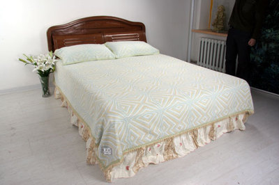 全球纺织网 纯亚麻凉毯三件套 产品展示 哈尔滨爱嘉亚麻针纺织品有限责任公司